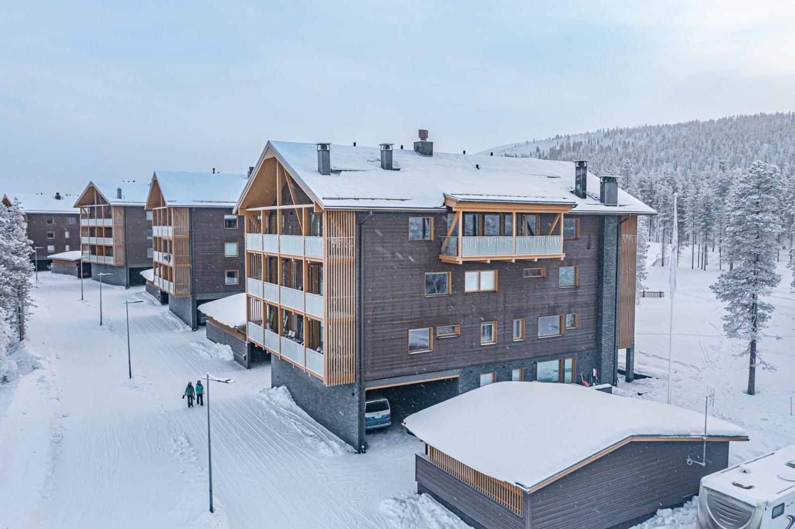 Levi Tunturinlaita A4, Ski-In Ski-Out 3Xbedroom Eksteriør bilde